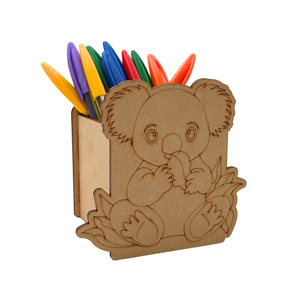 MDF Pen Holder Cup <b>Elephant</b> Design Promotional Pen Holder Office Product Kids Room MDF Pen Holder - Product Image 1