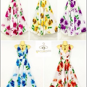 Impresionante y hermosa colección de vestidos casuales para mujer en tela de rayón, lista para envío inmediato. - Product Image 3