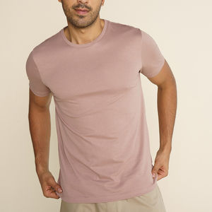 T-shirt Homme de Haute Qualité Direct Fabricant – Meilleur Style, Motif Uni, Design Personnalisable, Faible MOQ, Dernière Collection en Vente - Product Image 1