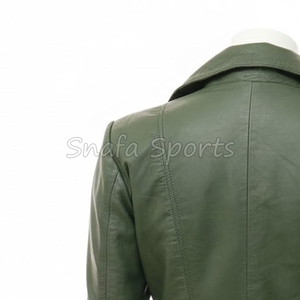 Veste en cuir décontractée pour femmes, tenue polyvalente adaptée à de multiples occasions, des sorties de jour aux styles de soirée. - Product Image 6