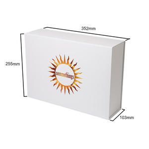 Boîtes cadeaux personnalisées pour vêtements avec poignées à cordon, boîtes d'emballage rigides pour vêtements, adaptées aux t-shirts, robes et sweats à capuche - Product Image 5