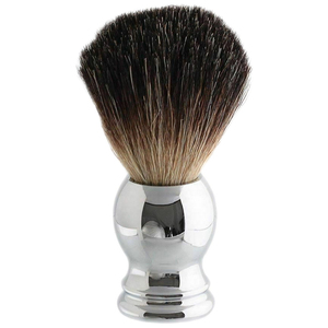 Brosse à raser vegan en poils synthétiques avec manche en acier inoxydable, personnalisable, de haute qualité, pour barbier, fournisseur OEM - Product Image 5