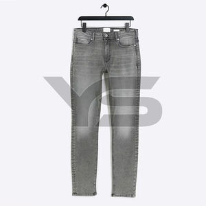 High Quality Men's Stretchy Windproof Breathable Quick Dry Straight Jeans Custom Fashionable Cotton <b>Material</b> ODM Supply Hot - Product Image 6