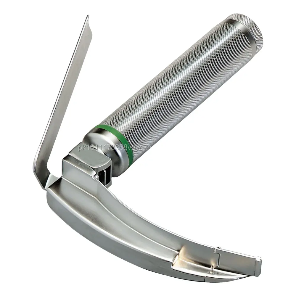 使い捨てで再利用可能なMac光ファイバーLaryngoscope 4ブレードENT機器のセット