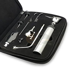Mejor Set Universal de Diagnóstico ENT: Kits de Láminas Curvas/Rectas, Herramientas Quirúrgicas Manuales de Acero Inoxidable, Certificación MOL - Product Image 4