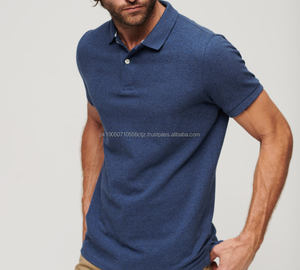 Polo de Golf personalizado para hombre 2025, poliéster de alta calidad, cuello alto bordado en blanco, largo, de talla grande, servicio OEM largo disponible - Product Image 1