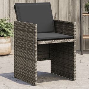 Coperture Rimovibili in Rattan PE Grigio Taglia Unica per Sedie da Giardino e Patio - Product Image 1