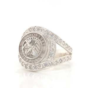 Anillo Escolar BOJ 080, Anillo Universitario y de Colegio, Anillo de Graduación para Mujer, Anillo Personalizado con Año de Graduación, Anillo en Oferta a Bajo Precio - Product Image 2