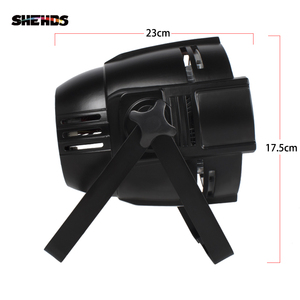 SHEHDS Big Aluminum alloy LED Par 18x12W RGBW Lighting DMX Stage Wash Light for Wedding Events Church - Product Image 4