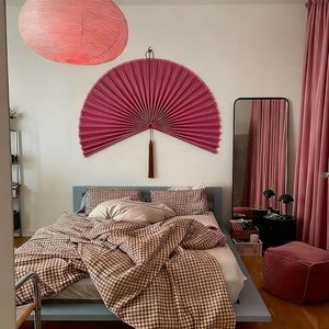 Bamboo <b>Wall</b> Fan Hanging Handmade <b>Wall</b> <b>Decor</b> Headboard Art for Home Interior Decoration Wholesale - Product Image 1
