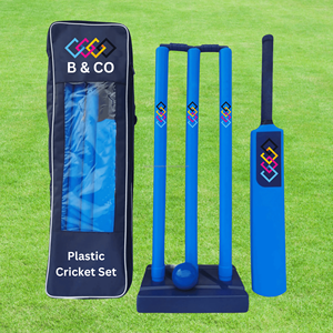 Ensemble de cricket en plastique promotionnel, cadeau d'entreprise personnalisé, kit de cricket pour enfants avec impression de logo, taille réelle - Product Image 3
