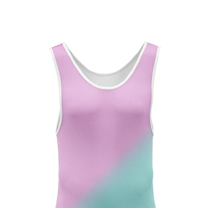 Singlet de Lucha Libre para Hombre de la Mejor Calidad, Ajuste Delgado, Body Deportivo sin Mangas, Singlet Sublimado para Fitness y Levantamiento de Pesas - Product Image 3