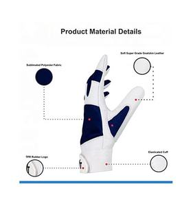 Fabricants directs d'usine, gants de frappe de baseball de qualité supérieure, couleurs et logo demandés par les clients, gants de qualité professionnelle. - Product Image 5
