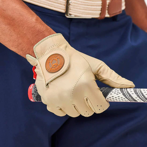Gant de golf en cuir renforcé, paume en tissu extensible respirant, pour activités sportives professionnelles en plein air, antidérapant, anti-humidité - Product Image 5