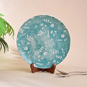 Service d'assiettes en porcelaine Darla Luxe-Feel 5 pouces, design vintage, vaisselle durable et sûre pour mariages, dîners, fêtes, personnalisable - Product Image 5