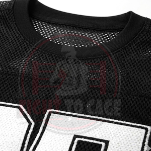 เสื้อกีฬาเทรนดี้ใหม่ ผลิตในปากีสถาน ราคาขายส่ง พิมพ์หมายเลขได้ตามสั่ง เสื้อเจอร์ซีย์ผ้าตาข่ายทรงหลวมสำหรับผู้ใหญ่ - Product Image 5