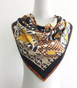 Pañuelo de Seda Elegante para Mujer, Pañuelo Cuadrado para la Cabeza, Pañuelo para el Cabello, Pañuelo para el Cuello, Sensación Suave de Satén, Pañuelo de Diseño para Damas - Product Image 2