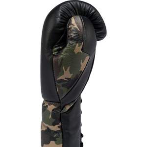 Nuevos Guantes de Boxeo Profesionales - Protección de Cuero Genuino, Cierre con Cordones, Diseño de Camuflaje Personalizable, Ajuste Cómodo - Product Image 3