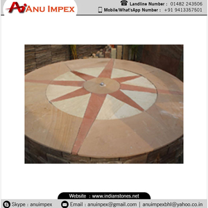 Premium Natural Sand Stone Circle for Garden Pathways Design and Decoration at Reasonable Price - Product Image 6