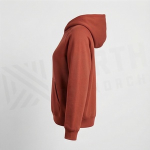 Oversized Women Hoodie 400gsm Cotton <b>Blend</b> Heavyweight Fleece Pullover Blank with Custom Logo 2 Choice Customized Color - Product Image 3
