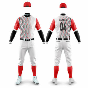 Custom Factory-Made Uniform Sets Softball Breathable Quick Dry Uniform Personalized Club Team PLayer <b>Baseball</b> Uniform Kits - Product Image 1