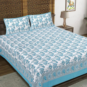 Sábanas de Algodón con Estampado Floral Real de Magnolia, Tamaño Queen y King, Decoración Suave para el Hogar, Hermosas Hechas a Mano por Consignatarios Indios - Product Image 3