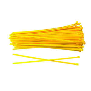 Couleur jaune résistante des intempéries 200mm x 3.0mm d'attaches de câble en nylon à verrouillage automatique - Product Image 2