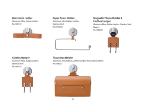 Jabonera de madera de bambú ecológica, sin ventosas de perforación, juegos de baño - Product Image 5