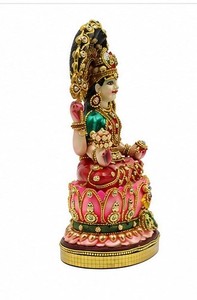 Figura Religiosa de Resina Hecha a Mano de Mansa Devi, Diseño Moderno para Decoración de Mesa en el Hogar u Oficina - Product Image 4