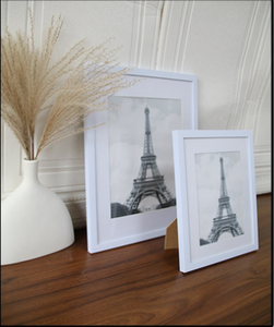 Home Usage Weathered <b>Black</b> 10*15 Photo Display Pack 2 Solid Wood Picture Clear Glass Natural Wood <b>A3</b> Hanging Art Wall Mounting - Product Image 2