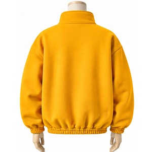 Sweat-shirt polaire oversize pour homme, nouveau color block, col montant, manches classiques, style sportif, tricoté, respirant, pour l'automne - Product Image 3