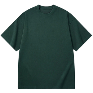 เสื้อยืดแฟชั่นฤดูร้อนขายส่ง ทรงหลวม สีพื้น คอกลม แขนสั้น สำหรับผู้ชาย รุ่นฮิต - Product Image 5