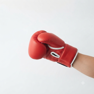 Guantes de Boxeo de Cuero Vacuno Rojo 2026 con Cordones Blancos, Equipo de Entrenamiento y Sparring Duradero para Todas las Estaciones, Guantes de Boxeo Ligeros - Product Image 3