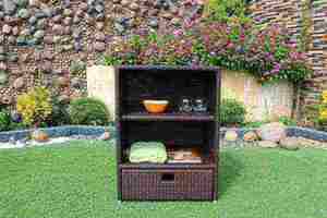 Armoire extérieure durable pour coussins, outils et accessoires de jardin - Product Image 3