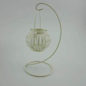 Farol de Metal Negro con Soporte para Exteriores, Patio, Balcón, Mesa, Decorativo, Porta Lámparas de Ambiente - Product Image 4