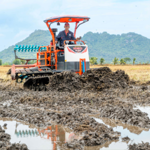 Venta al por mayor 2026 - Tractor de orugas agrícola Hogico 80VN 80HP de alta calidad con orugas de goma y multifunción 3 en 1 - Product Image 1