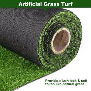 Tappeto in Erba Sintetica Realistica 65x3ft Altezza 45mm Pelo PP per Interni ed Esterni Giardino Prato Paesaggistico - Product Image 5