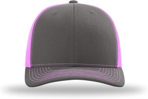 Casquette Snapback à 6 Panneaux en Maille Gris Rose avec Coutures Contrastées Réglable Unisexe Chapeau Décontracté Printemps Été Adulte - Product Image 2