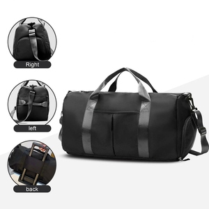 OARH INT INDUSTRY กระเป๋าเดินทางยิมดัฟเฟิล MAS-2160 30-40L 600D ผ้าใบสีน้ำตาลสายสะพายไหล่หลายช่อง - Product Image 4