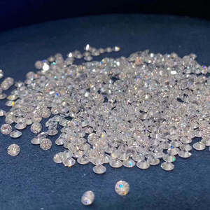 Diamants de laboratoire ronds brillants non certifiés 0,10 carat couleur F pureté VVS-VS synthétiques pour la fabrication de bijoux - Product Image 6