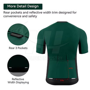 Maillot de cyclisme confortable, respirant, en maille, design flexible, pour le cyclisme - Product Image 2