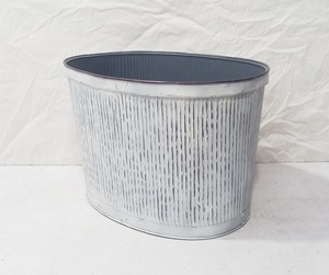 Rust Finish Metal Planter Set Outdoor Garden Cylinder Plant <b>Pots</b> <b>Large</b> Decorative Iron Planters Modern Patio Planter <b>Pots</b>. - Product Image 4