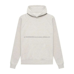 Alta calidad logotipo personalizado Casual con capucha para hombre Sudadera con capucha letra Logo doble línea pecho estilo suéter hombres sudaderas con capucha sueltas - Product Image 2