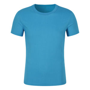 T-shirts pour hommes de qualité supérieure, imprimés avec un logo personnalisé, 100% coton, coupe ajustée, couleur unie, respirants, tendance, dernier design - Product Image 2