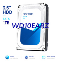 Disco Duro Interno WD10EARZ de 1 TB CMR, 3.5 Pulgadas, SATA, 5400 RPM, Caché de 64 MB, Accesorios de Computación, Pendrive, Juegos, Escritorio