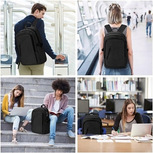 Mochilas Escolares Modernas para Adolescentes, Personalizadas con Rayas de Colores, Cierre de Cremallera, Poliéster, Gran Capacidad, Duraderas, Impermeables, para Viajes Diarios al Aire Libre - Product Image 3