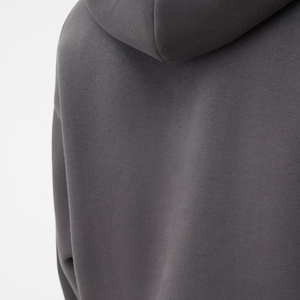 Sweat-shirt à capuche surdimensionné gris foncé pour homme, streetwear décontracté, pull à manches longues - Product Image 3