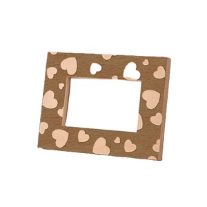 Nordic Style Wood Heart Picture <b>Frame</b> <b>4x6</b> 5x7 Custom Desktop Photo <b>Frame</b> Inlay Heart Design Tabletop Decor Valentine Gift <b>Frame</b> - Product Image 1