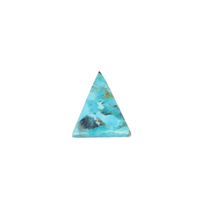 Pierre précieuse cabochon en turquoise naturelle d'Arizona, 21,10 carats, 30x25mm, personnalisable pour la fabrication de bijoux - Product Image 1