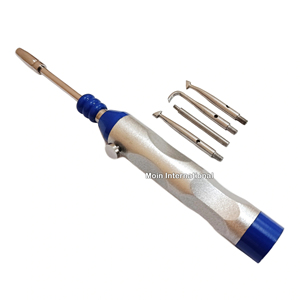 Dental Crown Remover <b>Set</b> with Interchangeable Tips Stainless Steel Crown Removal Tool Kit for Dental Procedures - Product Image 2